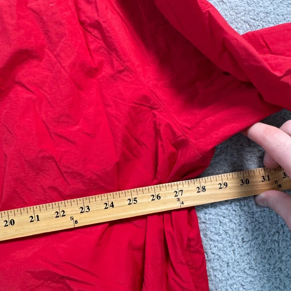 Polo Ralph Lauren Mens XL Red‎ Nylon Mesh Lined Windbreaker Pullover